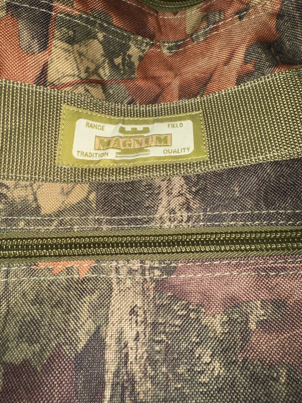NWOT Magnum Camouflage Duffle Bag with Multiple Zippered Compartments